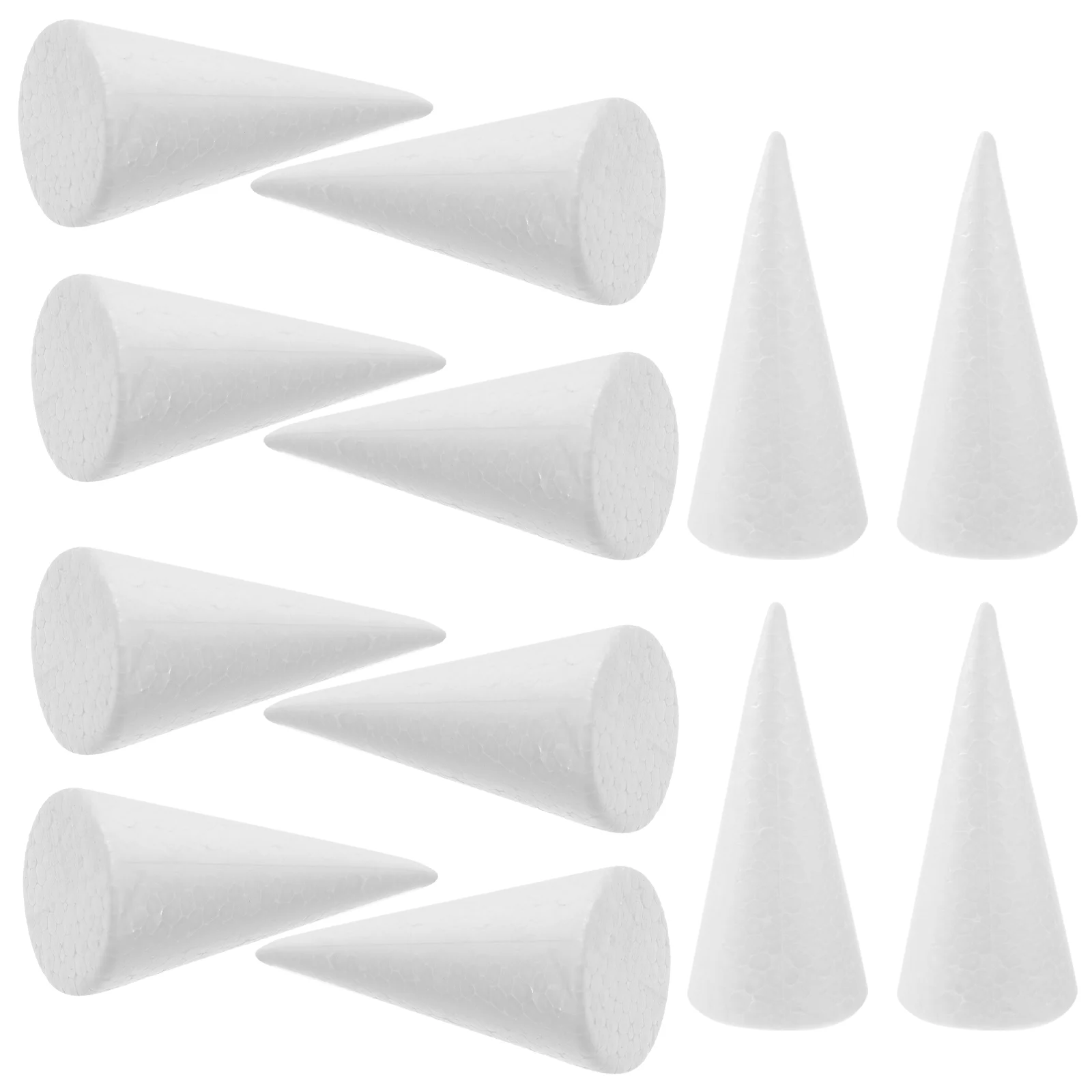 12 Pcs Craft DIY Cone Children Kids Girl Toys Bead Ornament Travel Christmas Crafts for