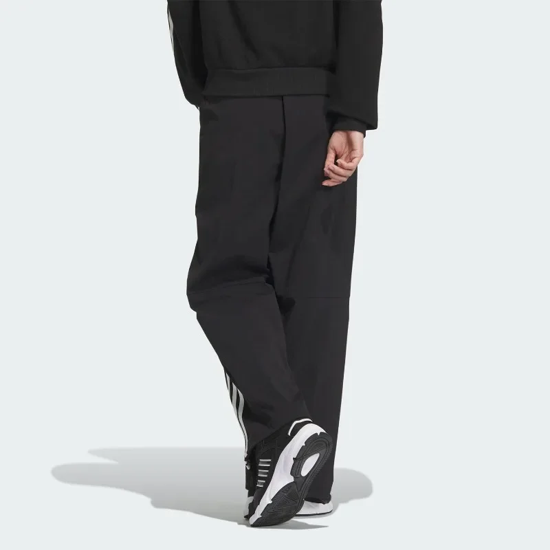 Adidas Thin Summer Fabric High Rise Waist Slim Fit Multi Cargo Pockets Running TrousersJL6082
