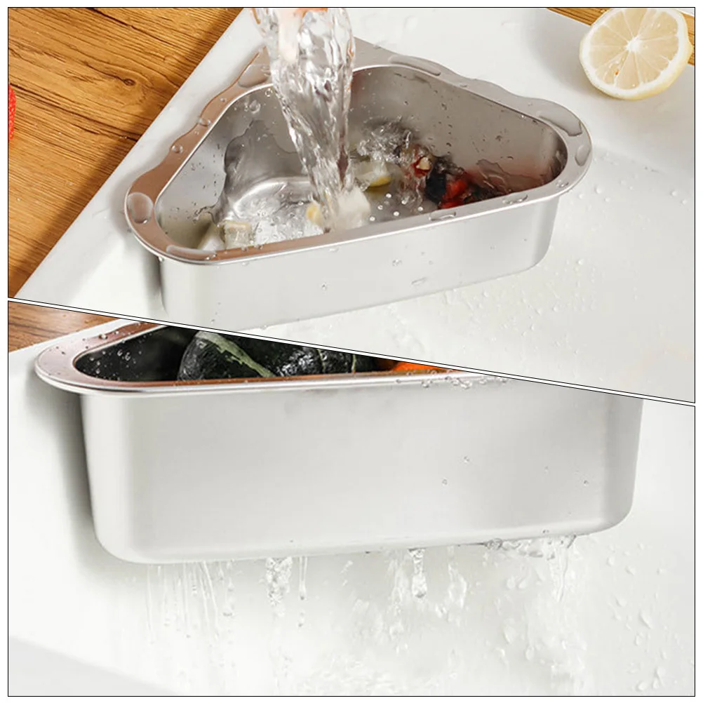 Stainless Steel Sink Draining Basket: The Ultimate Corner Sink Organizer