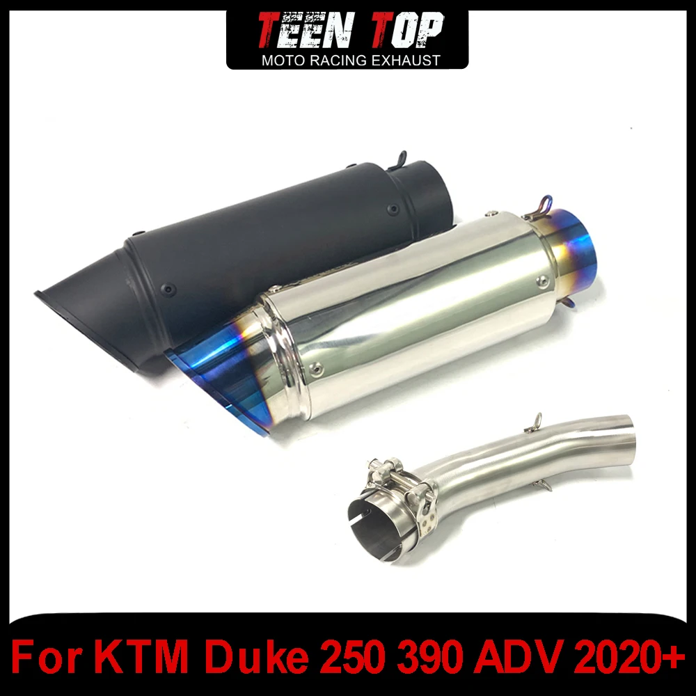 

Мотоциклетная выхлопная труба без шнуровки для KTM 250/390 ADV 2020+, труба среднего звена, 51 мм, глушитель 250 ADVENTURE 2020+, трубка