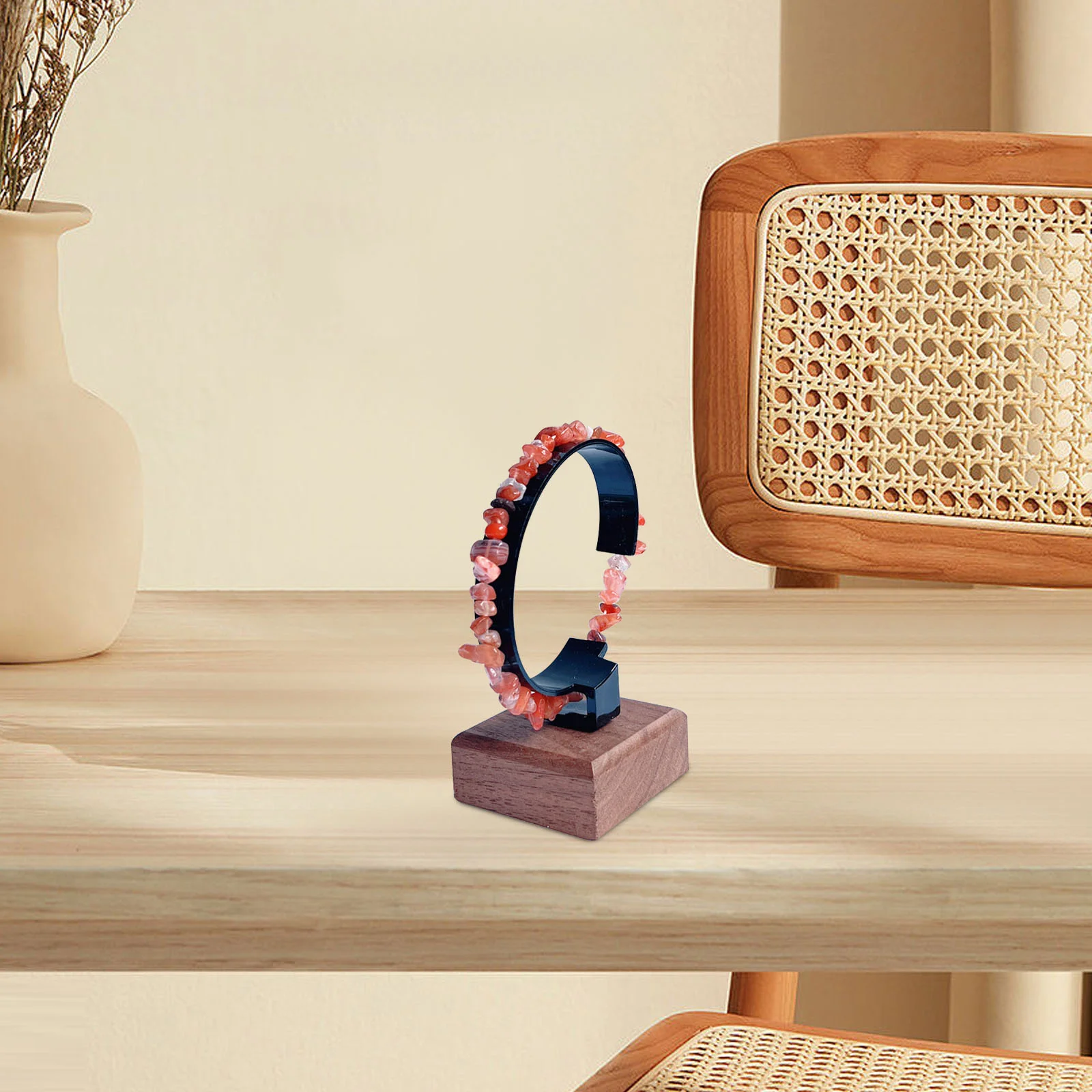 Watch Display Stand Jewelry Rack Wrist Holder Storage for Solid Wood Displaying