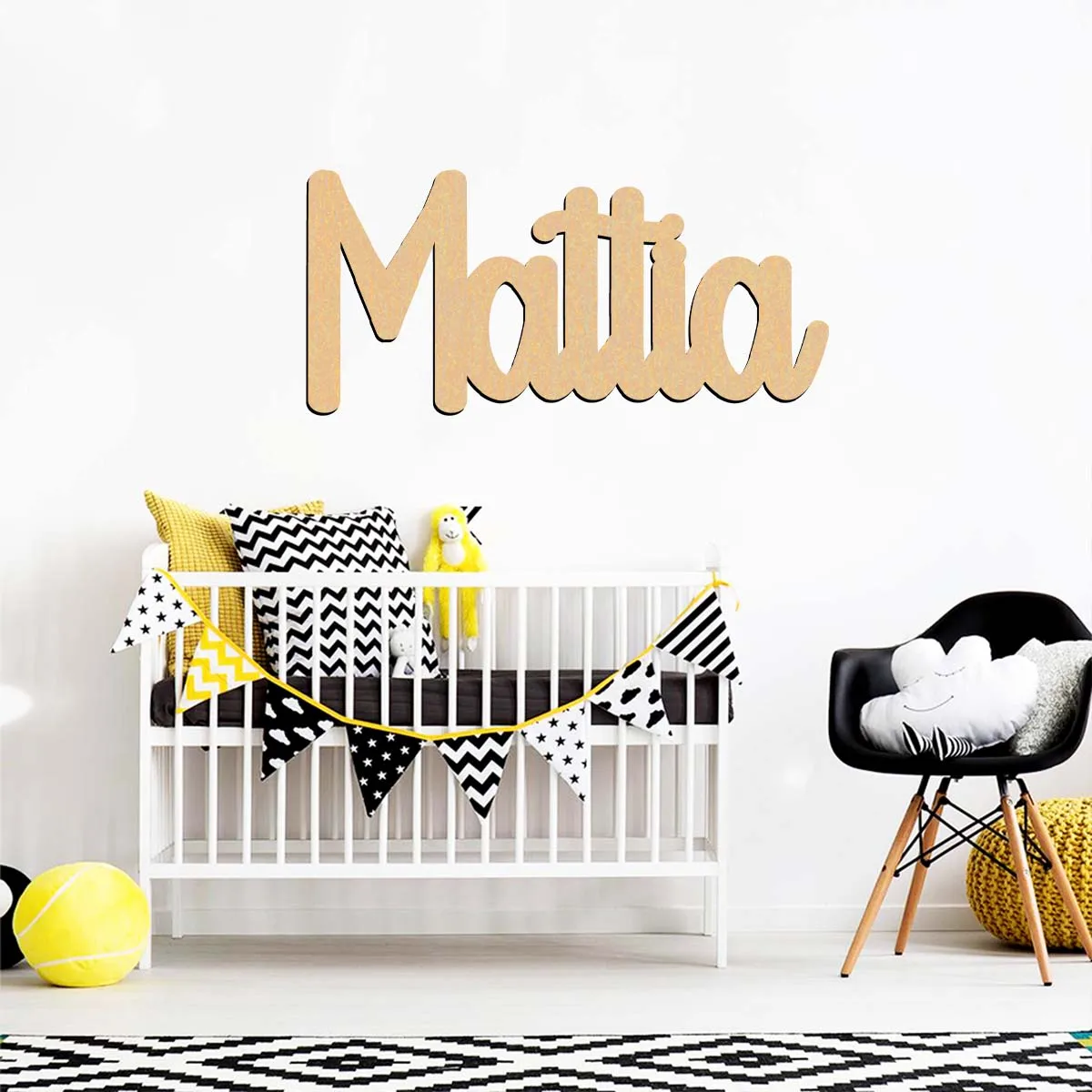 1 PC Durable Mattia example Customized Name Wooden Plaque Wooden Sign Laser-Cut Sign Wedding.Valentine'S Day Decoration,