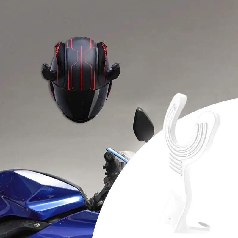 Motorcycle Wall Mounted Hats Rack Scooter Hats Holder Scooter Hats Holder Wall Hats Hanger Motorcycle Hats Holder Storage Holder