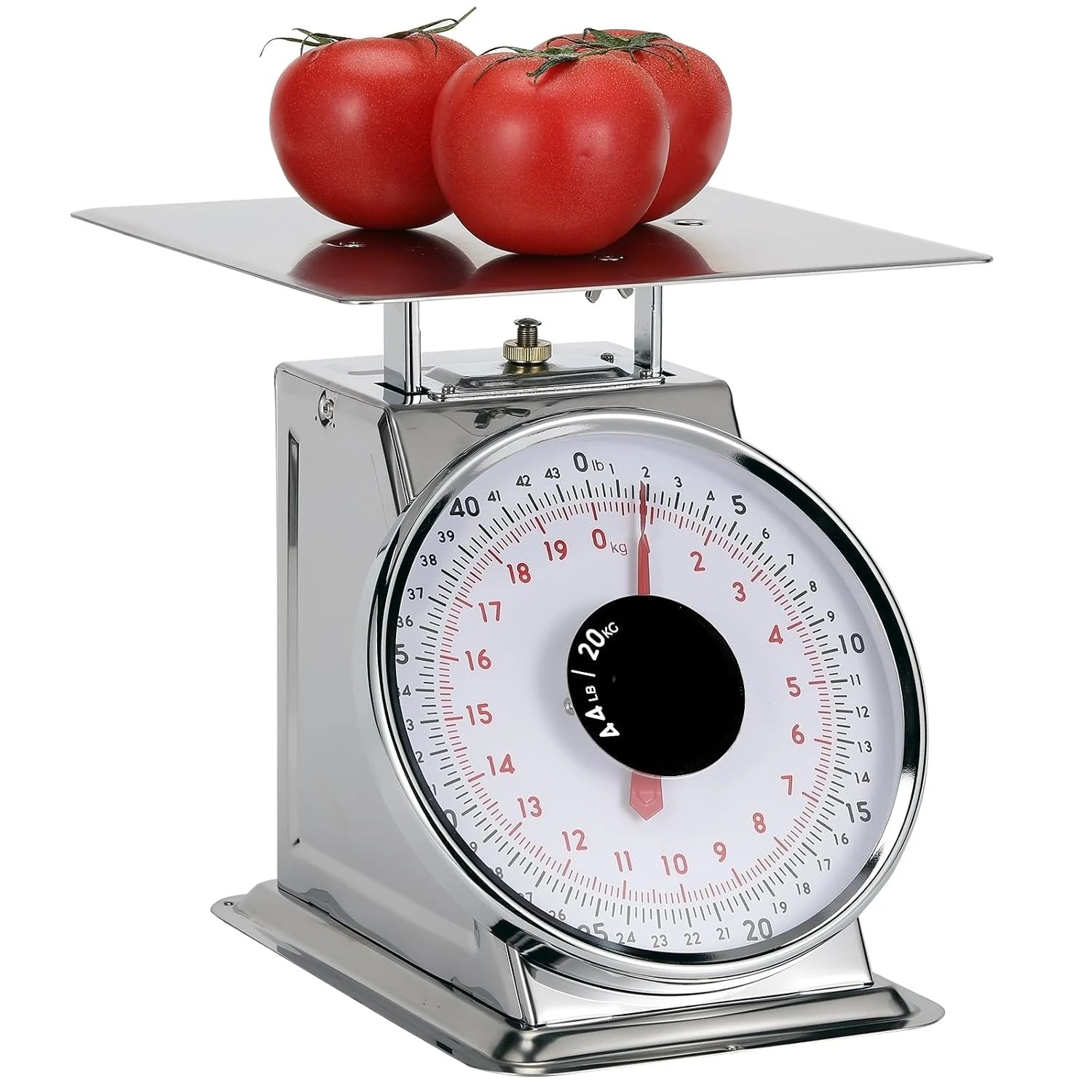 Portion Scale Digital - デジタルスケール ステンレス製 44LBS ヘビーデューティー 機械式計量器 野菜・肉店・商業用
