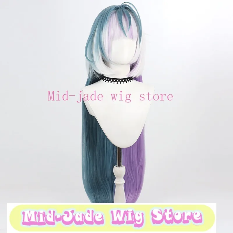 Nemukumo Tsukuri Cosplay Wig Two Color Gradient Hair Design for Streamer Character Costume and Stage Performance