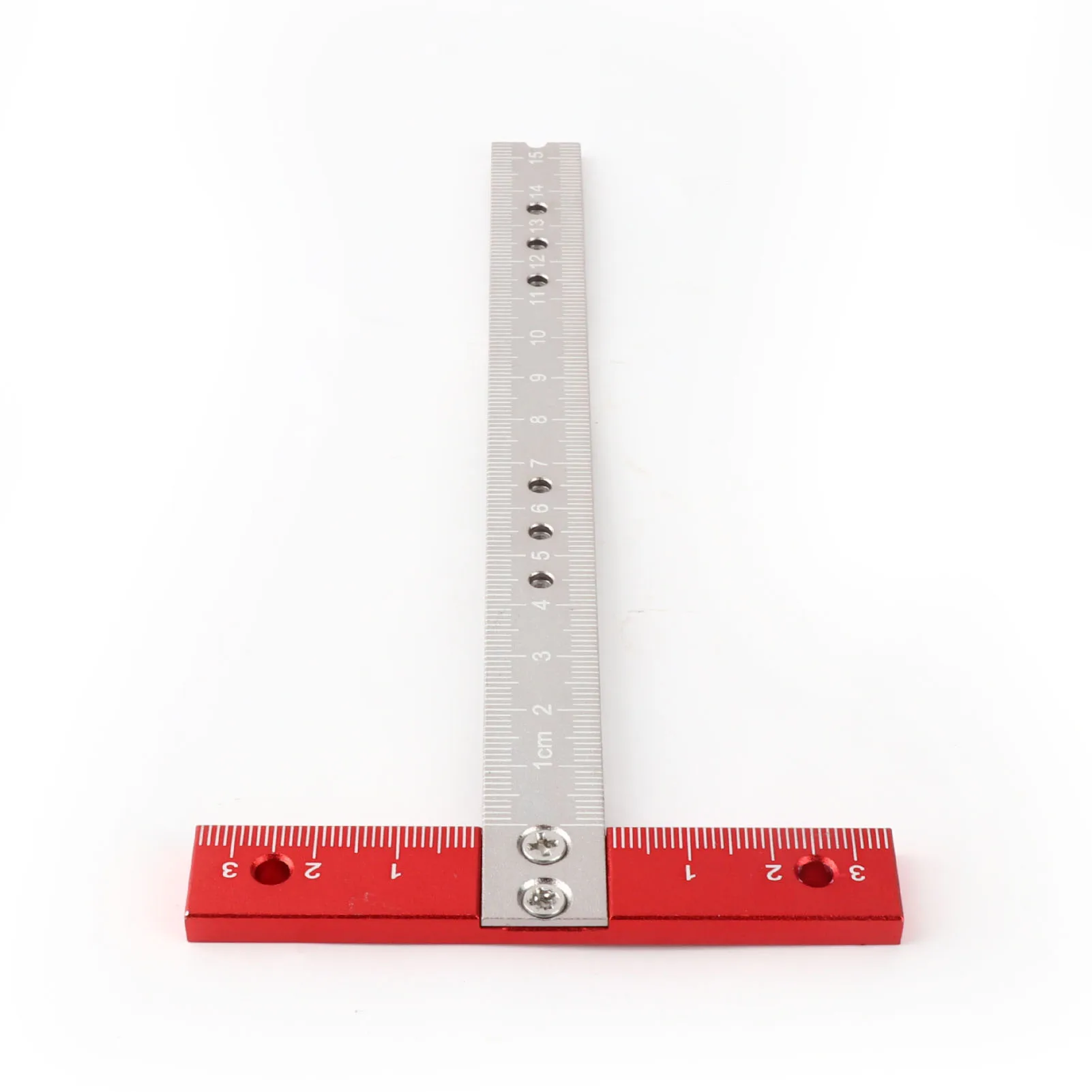 T Square Ruler Aluminium Alloy Metal Woodworking Drawing Crafting Drafting Tool with Scale for Architect