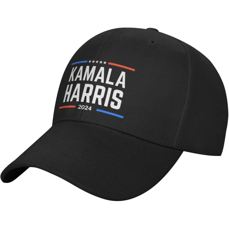 

Kamala Harris 2024 Unisex Baseball Cap Classic Solid Color Adjustable Hat for Sunscreen Outdoor Travel