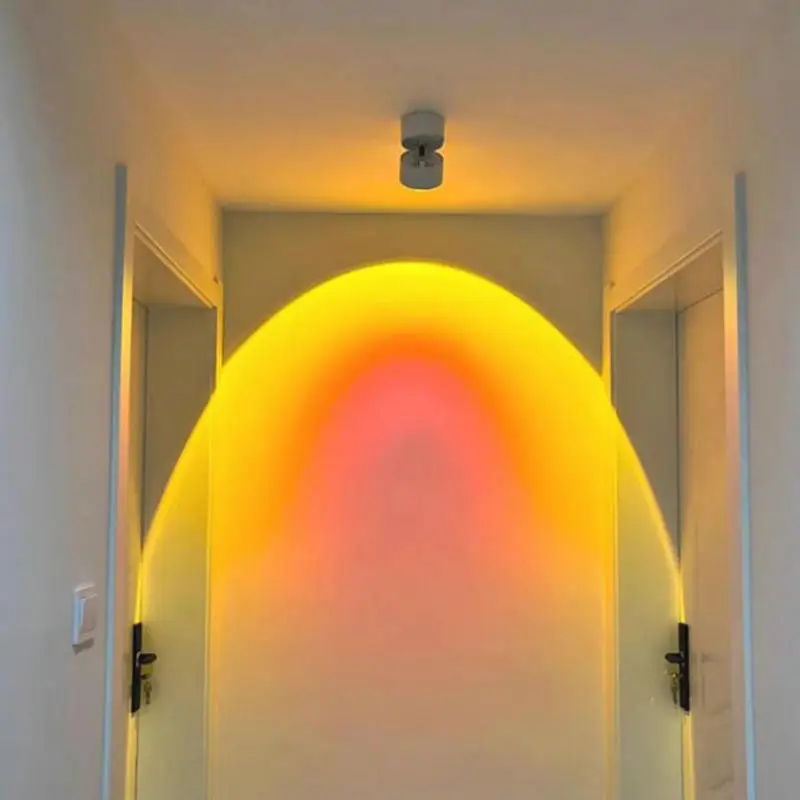 

Sunset spotlight Led Down Lamp Interior Surface Mounted/recessed Ceiling Spot Lighting For Decoration Living Bedroom Hallway