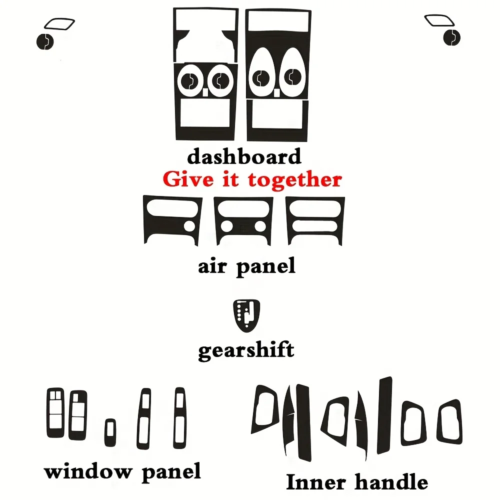 

Для Nissan Qashqai Rogue dualis J10 2006-2012 панель управления дверная ручка наклейки из углеродного волокна наклейки аксессуары для стайлинга автомобилей