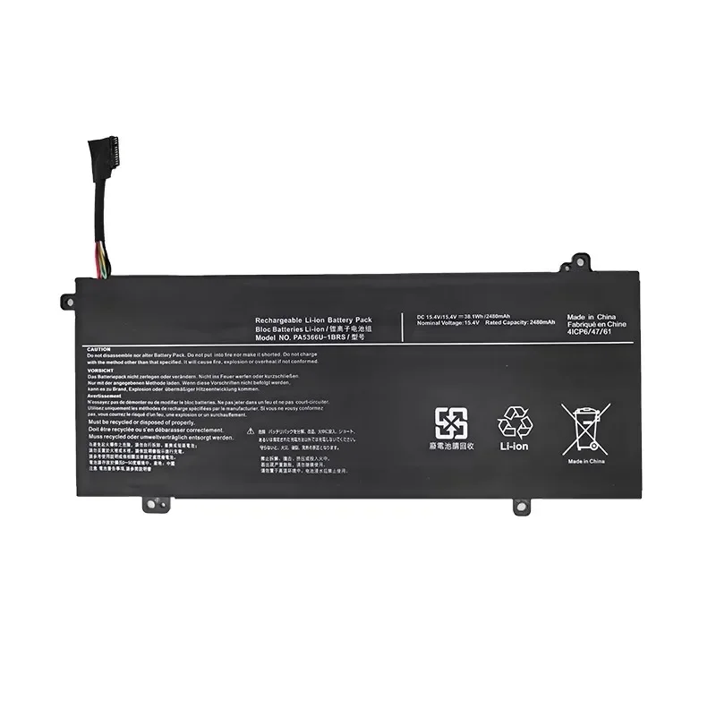 New High Quality 15.4V 2480mAh PA5366U-1BRS Laptop Battery for Toshiba Dynabook Satellite Pro L50-G 11P 15Q 17P 13Q 138