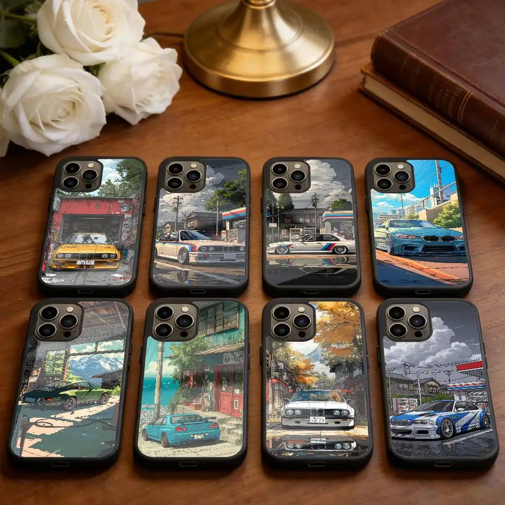 

Car Sport Cool Phone Case For iPhone 17,16,15,14,13,Pro,Max,Plus,Magnetic For Magsafe Wireless Charging