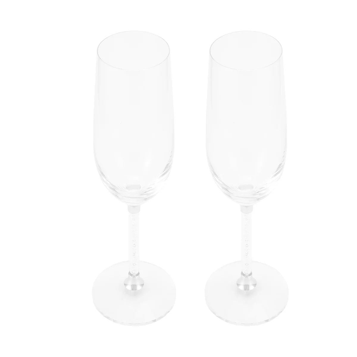 

[in stock] 2Pc Wedding Glasses Personalized Champagne Flutes Crystalline Party Gift Toasting Glass Goblet