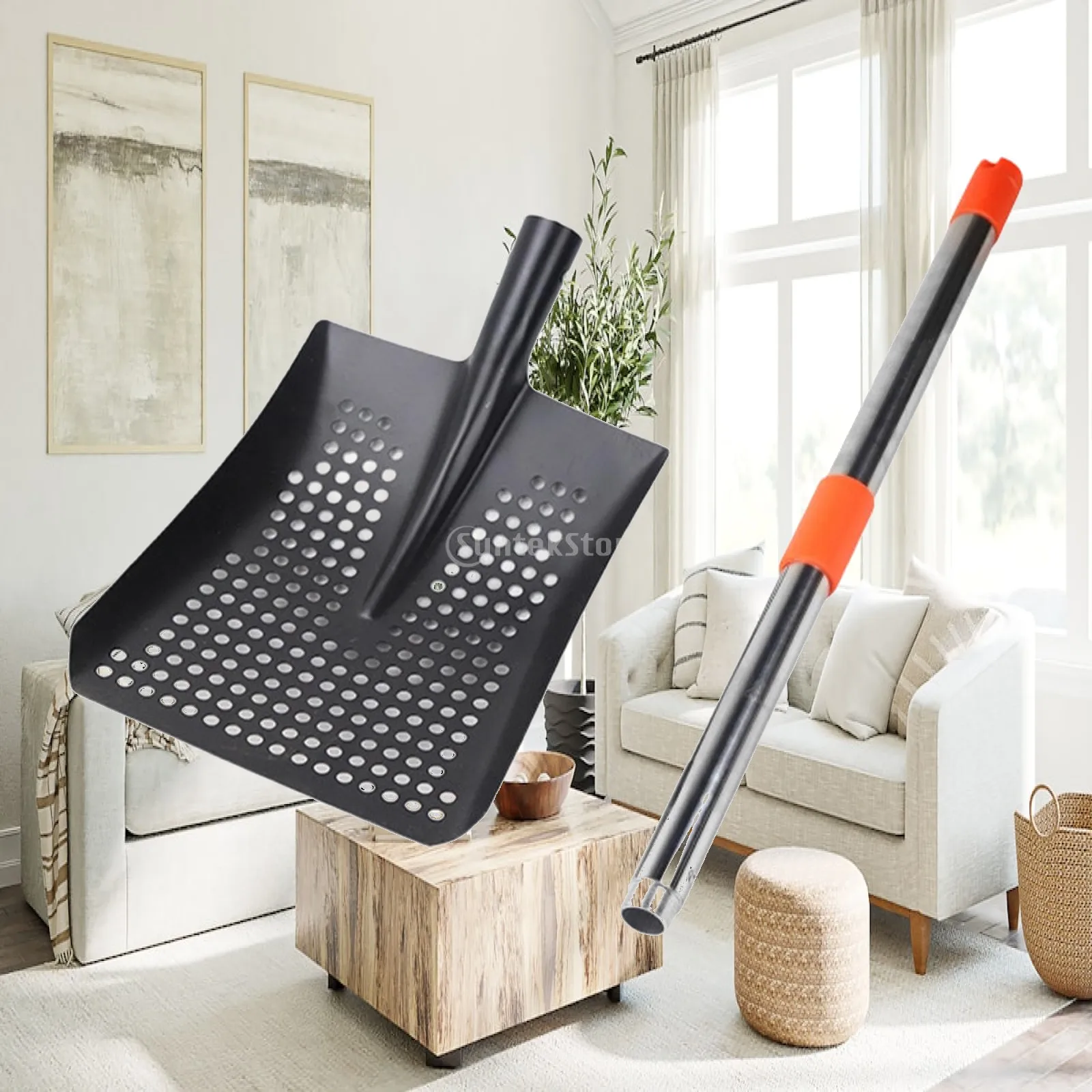 Sifting Shovel Durable Mesh Filter Agricultural Hand Tool for Sand Rocks Peanut Soil Sifter Gardening
