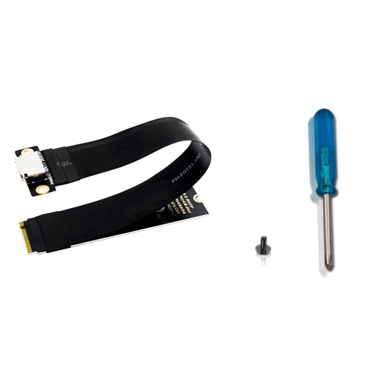 

M.2 NVMe PCIE 4.0 to Oculink SFF-8611 SFF-8612 Female Adapter Cable Laptop External Graphics Card Extension Cable-AB01