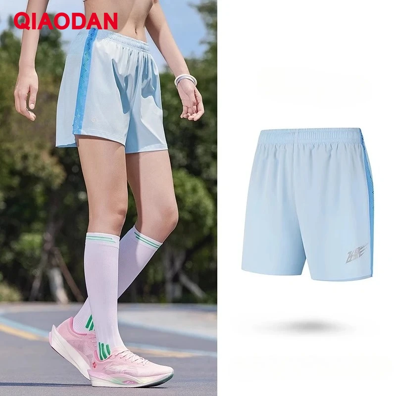 Qiaodan feiying mulher respirável shorts 2025 novo treinamento profissional maratonas de secagem rápida cintura elástica shorts qxbnk2252151r