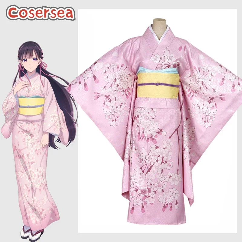 

CosplayCosersea Saimori Miyo Cosplay Costume My Happy Marriage Saimori Miyo Women Pink Kimono Dress Uniform Halloween Outfit Ful