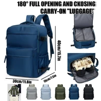 Mochila para hombres y mujeres, bolsa de equipaje sencilla para viajes de negocios, bolsa de viaje para embarque, mochila de gran capacidad