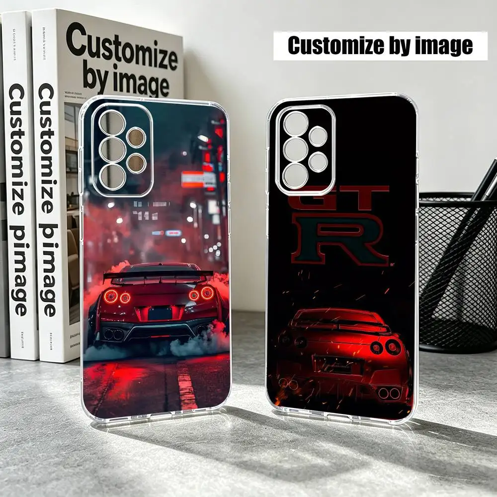 Cool GTR Sport Car R35 Gift   Phone Case Transparent Silicone Soft For Samsung S25,S24,S21,S22,S23,S30,Ultra,S20,Plus,Fe