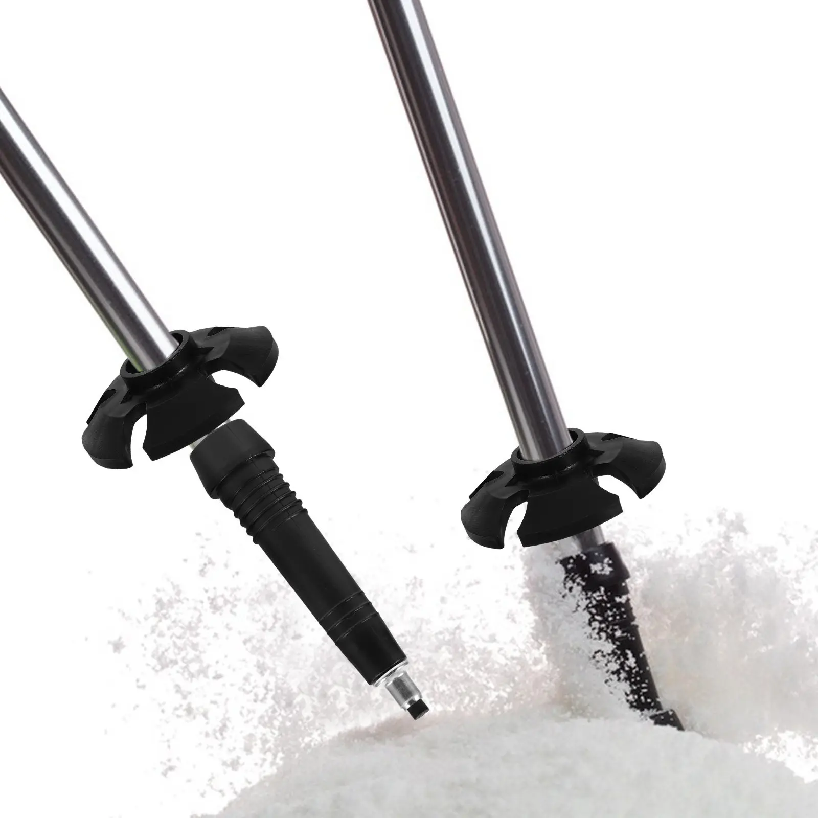 

10Pcs Hiking Pole Accessories Trekking Pole Mud Baskets Tip Protectors Walking Cane Parts Winter Snow Stability