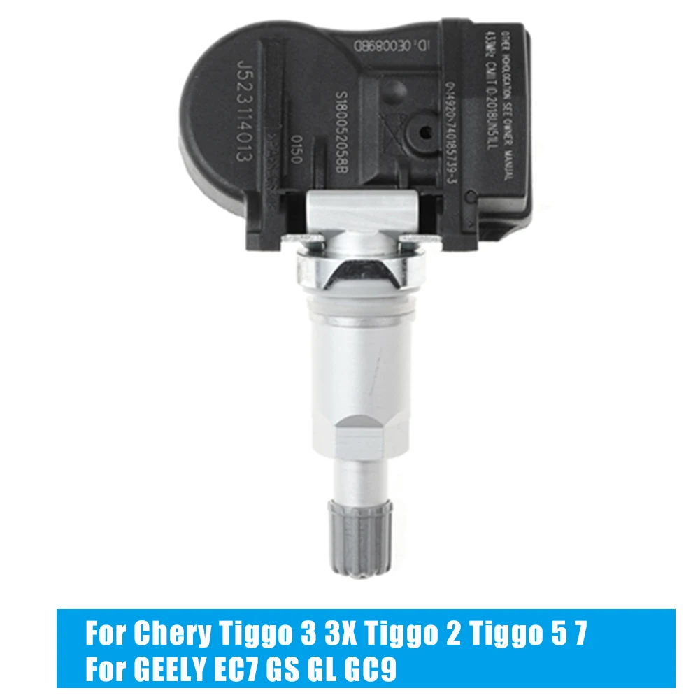 1 buah TPMS Sensor pemantau tekanan ban Sensor untuk Chery Tiggo 3 3X Tiggo 2 Tiggo 5/7 untuk GEELY EC7 / GS / GL GC9