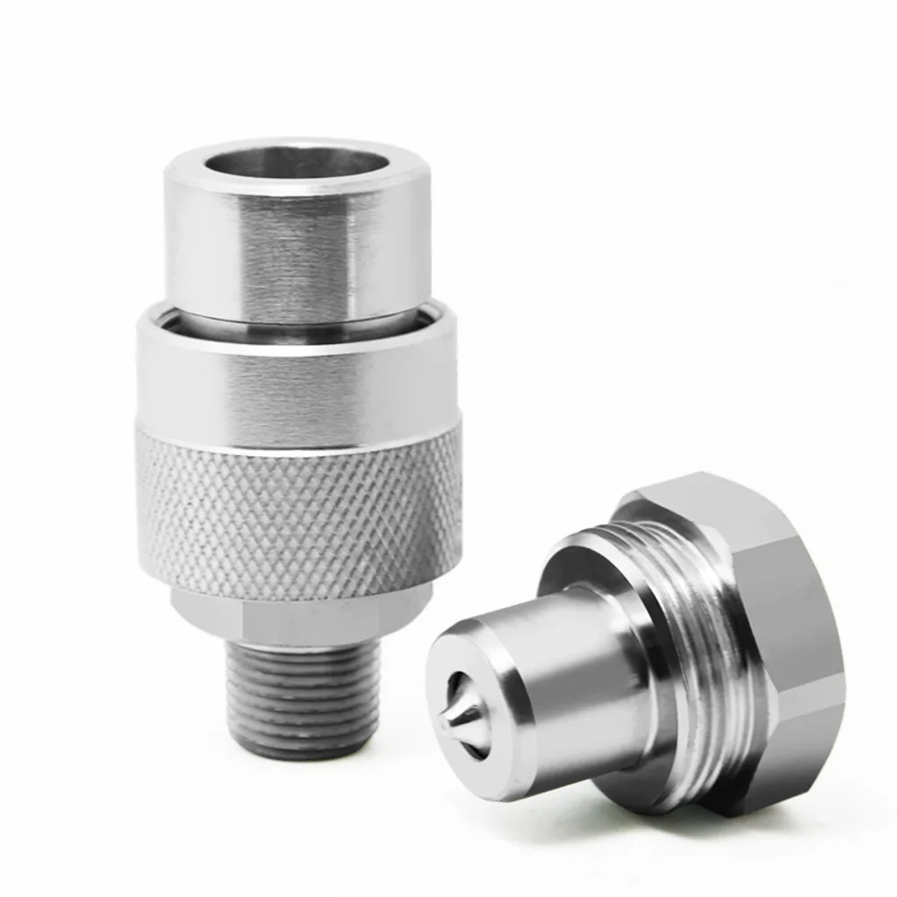 Hydraulic Quick Connector Set NPT38 for Hydraulic Jacks and Equipment Including Enerpac C 604 Compatible Models