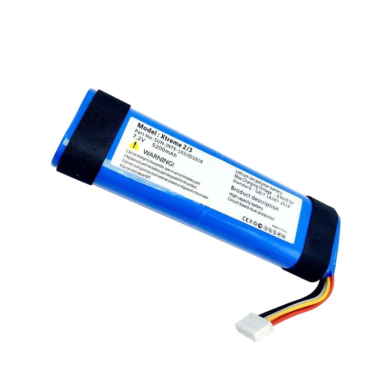 Imagem -03 - Bateria de Substituição Original para Jbl Xtreme Alto-falante Bluetooth Sun-inte103 2inr19 662 Id1019 7.2v 5200mah