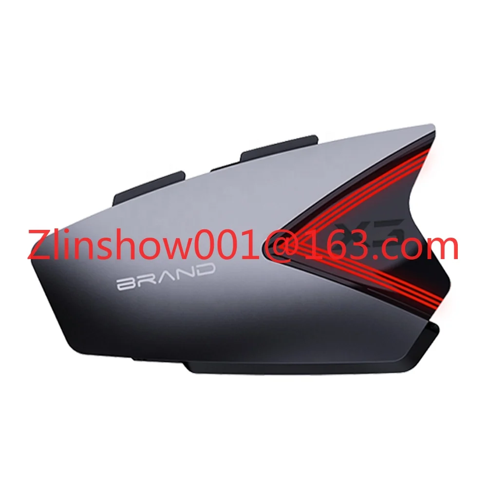 Professional Full Duplex Intercom Headset for Motorcycles 800 Meters Range New Condition Helmet Intercom