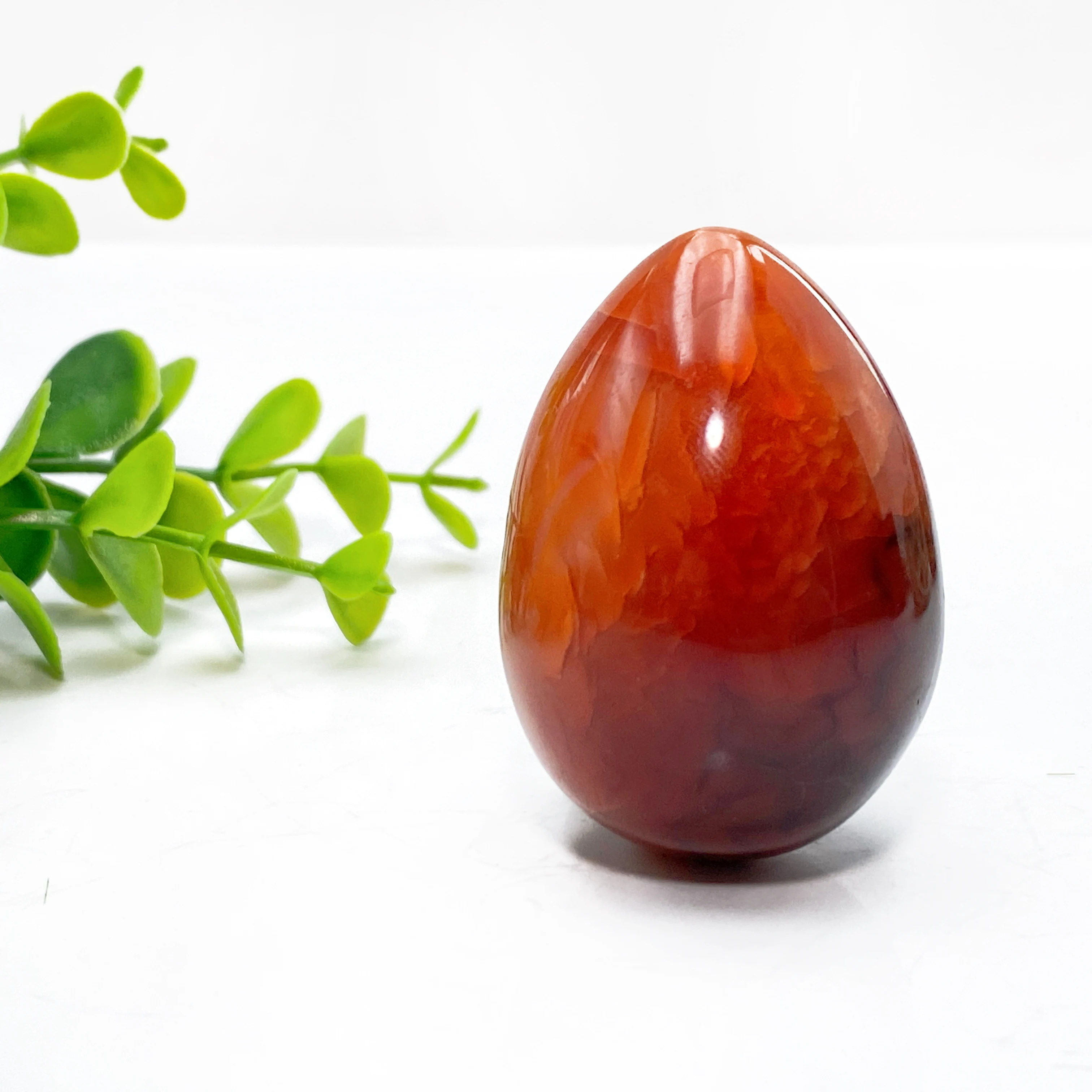 Natural Crystals Healing Carnelian Small Egg Geode Polished Craving Reiki Home Decorations High Quality Mineral Energy Gift Ore