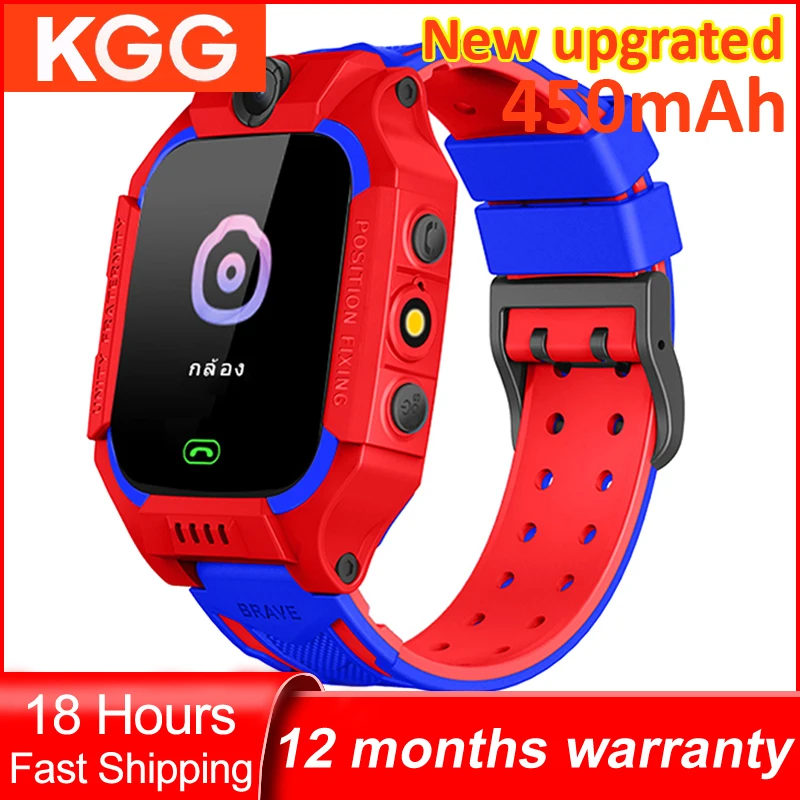 2G Inteligentny zegarek dla dzieci Telefon Gra matematyczna Latarka Lokalizacja LBS Z kamerą SOS Monitor pleców połączeń Smartwatch dla dzieci Zegar Q19