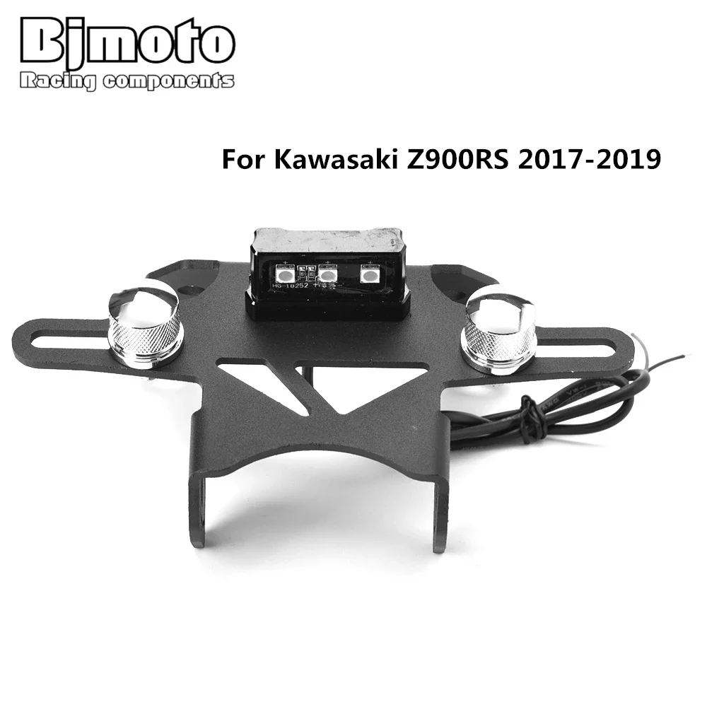 

Motorcycle Rear License Plate Tail Frame Holder Bracket with LED Light For Kawasaki Z900RS Z900 RS 2017 2018 2019