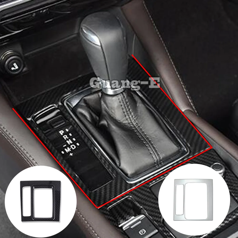 

Для Mazda6 Mazda 6 Atenza 2014 2015 2016 2017 2018 2019 Автомобильная наклейка из АБС-пластика, внутренняя средняя передняя панель переключения передач, накладка на рамку чашки