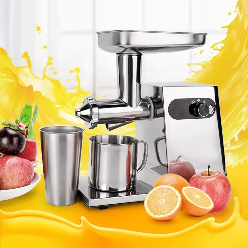 과일 및 야채 저속 주스 추출기, 느린 저작 오거 착즙기 컴팩트 콜드 프레스 착즙기 기계, 200W