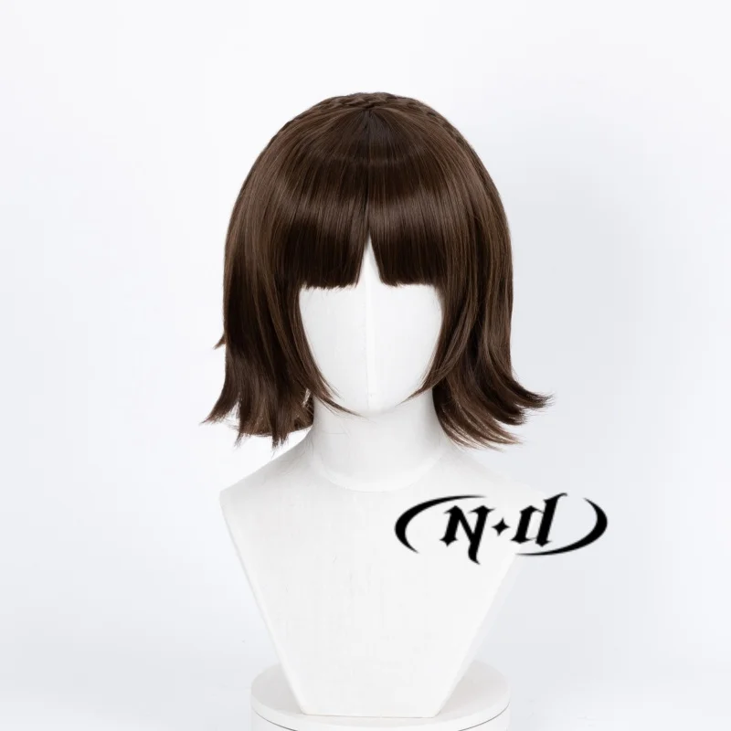 ND Makoto Niijima Cosplay Pruiken Cos Haar Pruiken voor Comic Con Coser Kostuum Partij Hittebestendige Synthetische voor Comic-Con Kerst