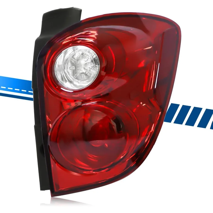 

Tail Light Assembly Compatible with Chevy Equinox 20102015 Right Passenger Side Replacement Halogen Type Brake Rear Lamp for Ve