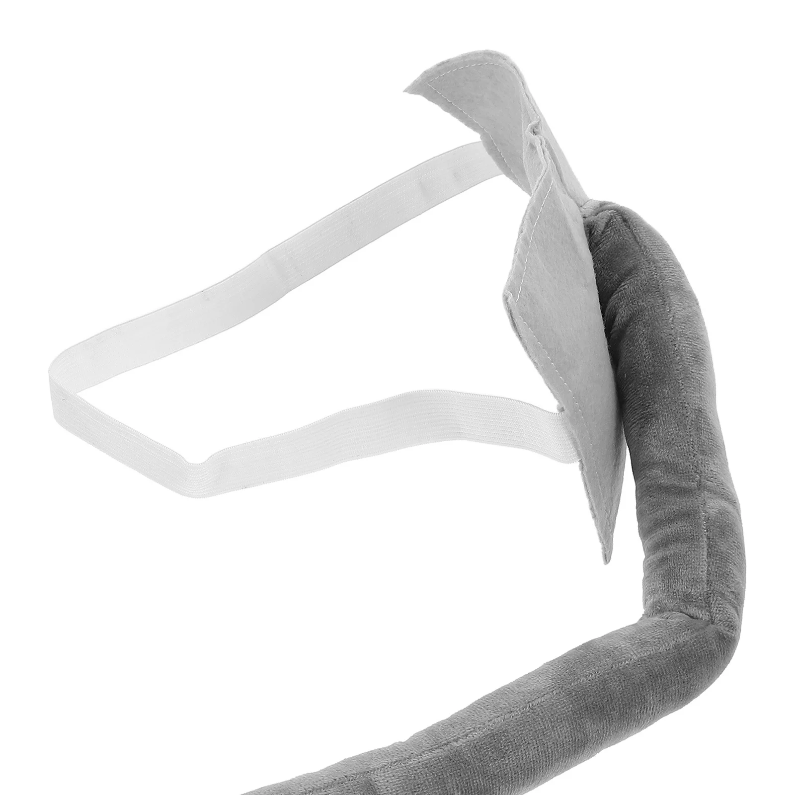 1 Zestaw Szary Strój Myszki z Uszami, Opaską, Ogonem i Muszką, Kostium Cosplay na Imprezę dla Dzieci i Kobiet