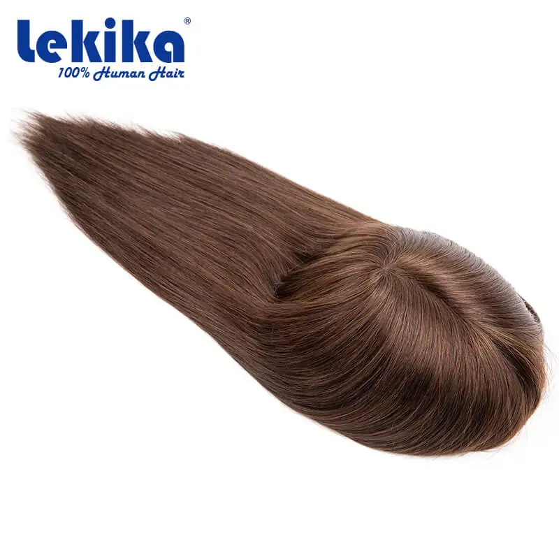 Prótese de cabelo durável para homens, perucas longas, 100% cabelo humano, unidade de sistema capilar, macho, 14 polegadas, 16 polegadas, 0,08mm