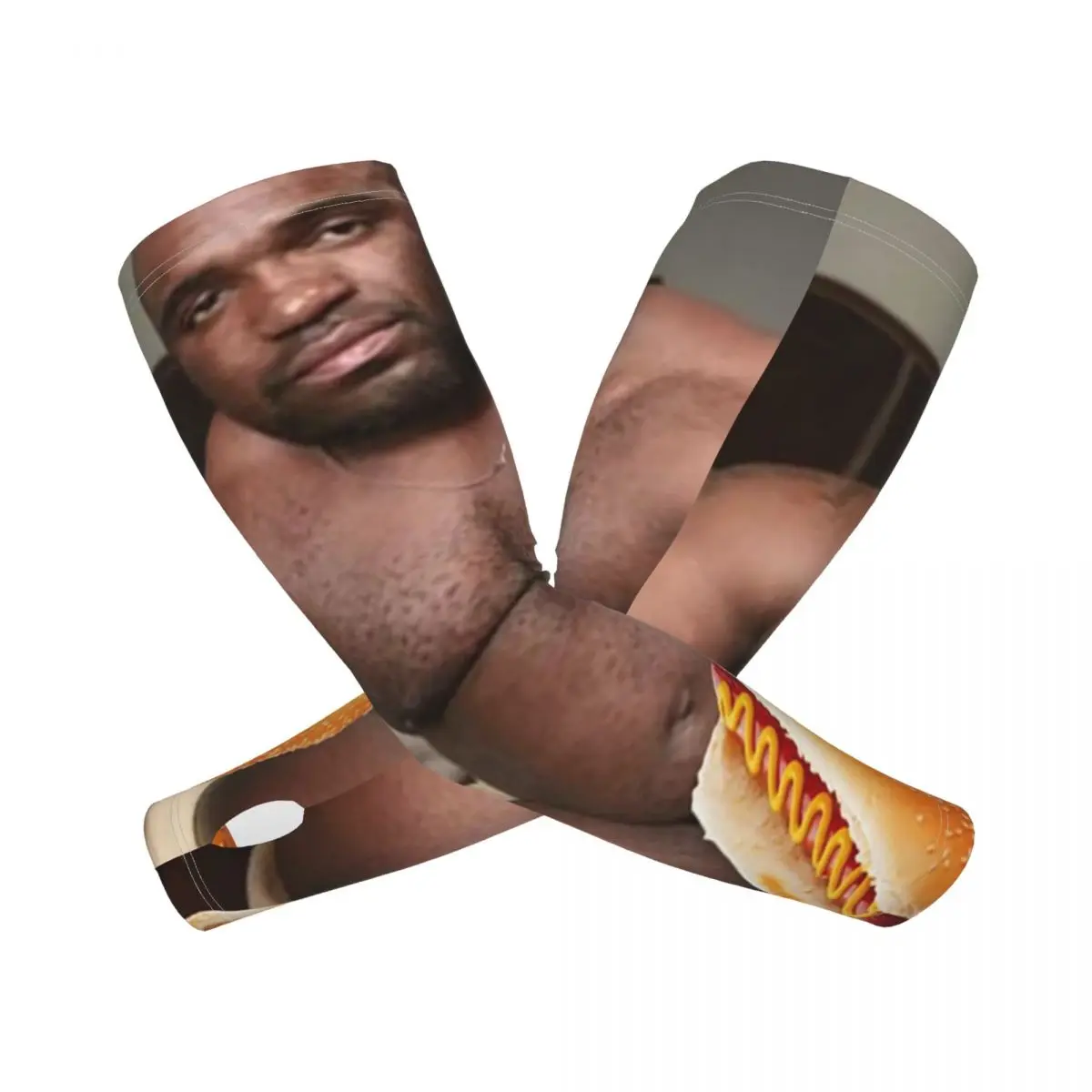 

Big Dick Black Guy Meme Barry Wood Outdoor Arm Sleeves Sun UV Protection Cover Summer Ice Silk Cycling Tattoo Sleeves