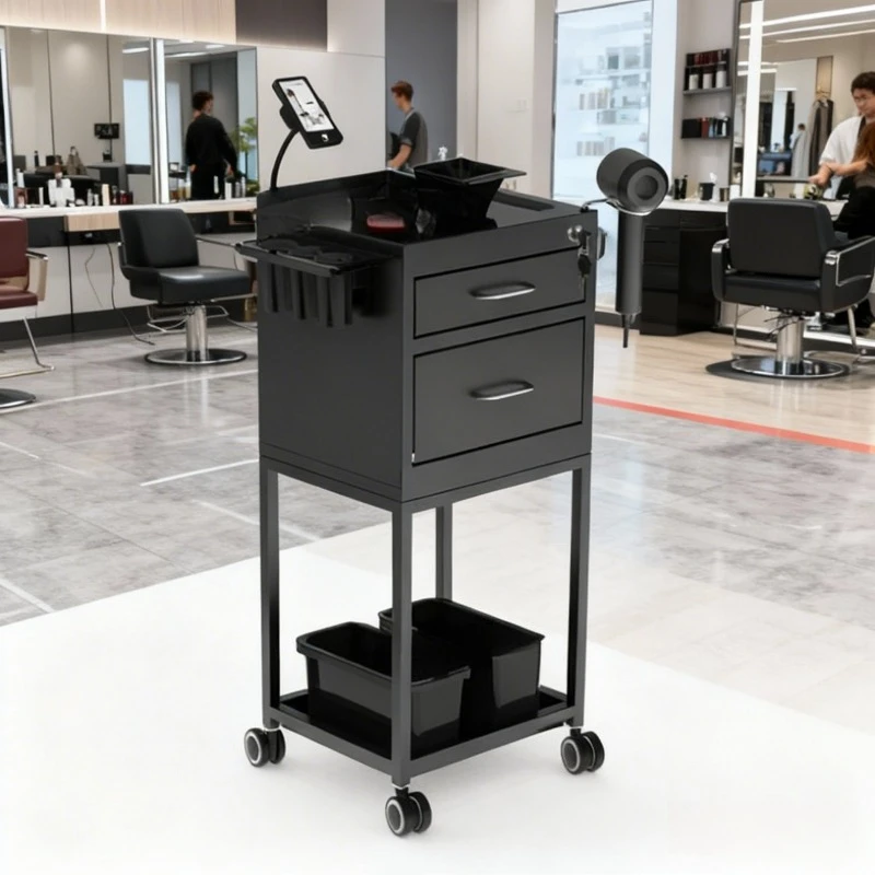Cosmetic Salon Furniture Rolling Cart Portable Trolley Eyelash Extensions Storage Cart Wheels Beautician Decor Sexy Shopping