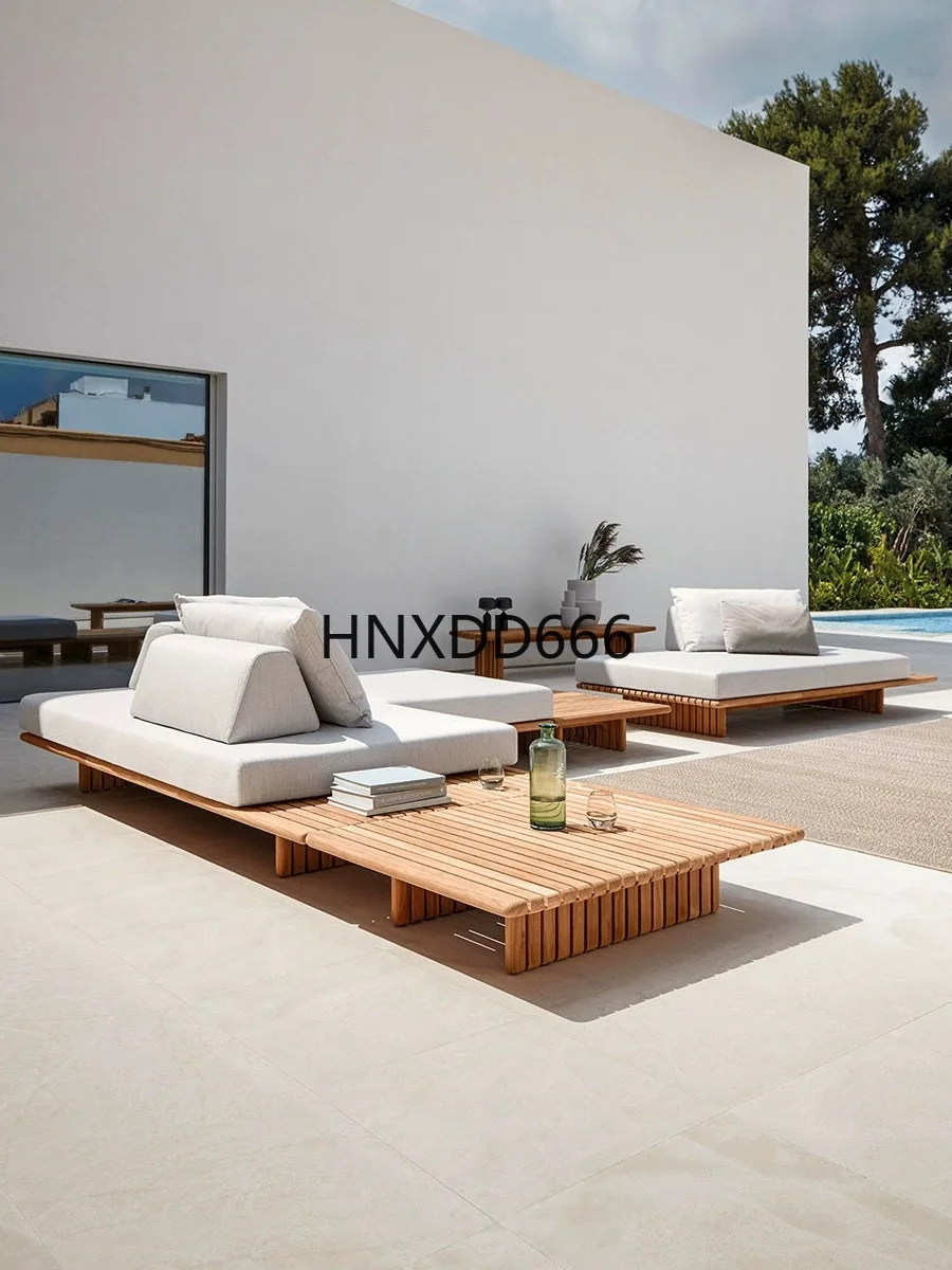 Outdoor-Sofa, Sonnenschutz-Sofa im Innenhof