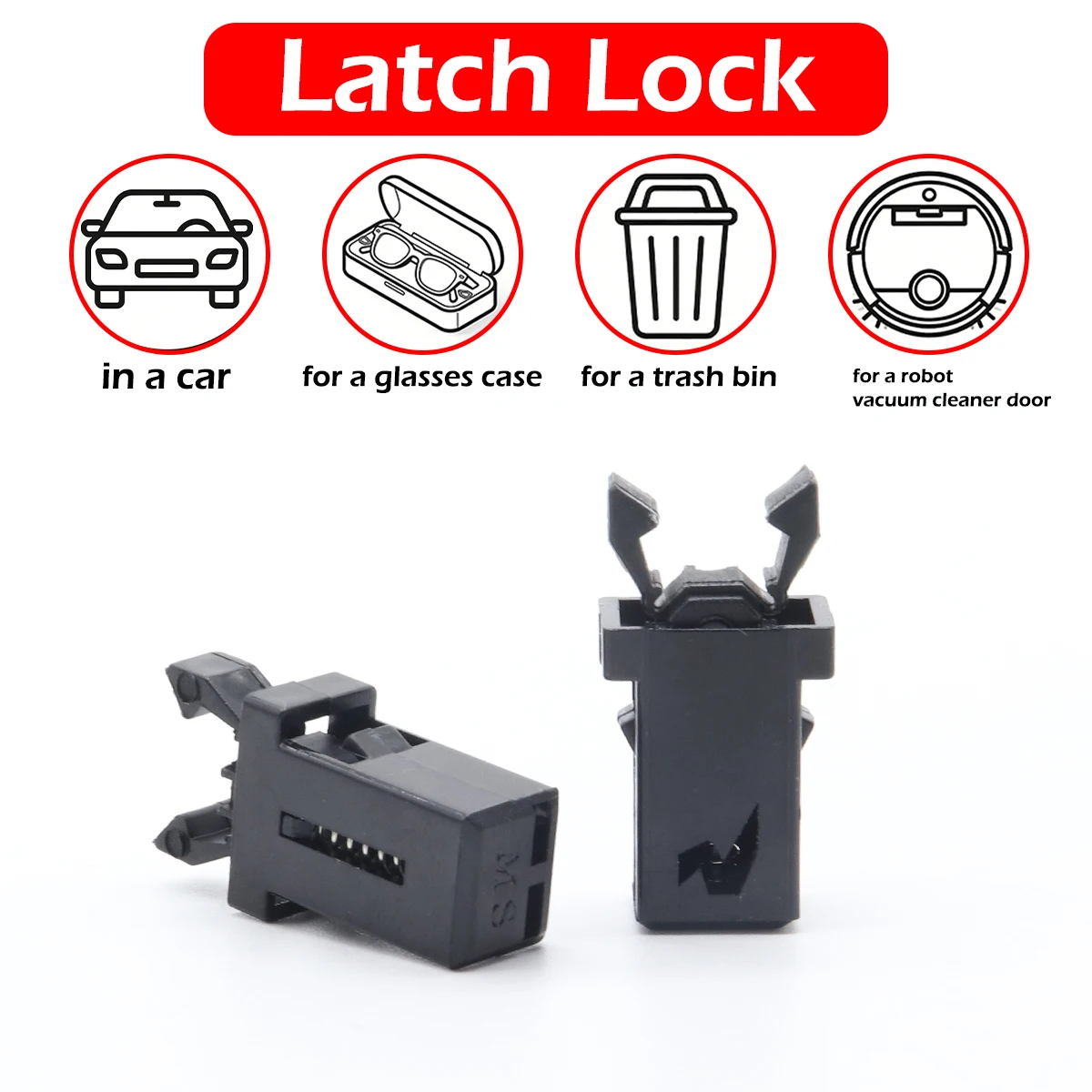Trash Can Lock Self-Locking Switch Catch Compatible Touch Lid Latch for Great Wall Hover H5 2.4 Petrol 2009-2012 Accessories Car 3