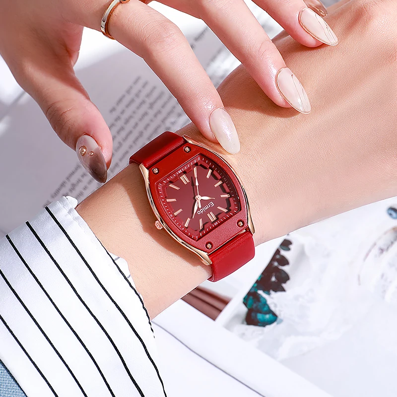 2024 Neuankömmling Mode Quarzuhren für Frauen Damen Mädchen Geschenk Uhr Süßigkeiten Farbe Silikon band Armbanduhr relojes feminin0