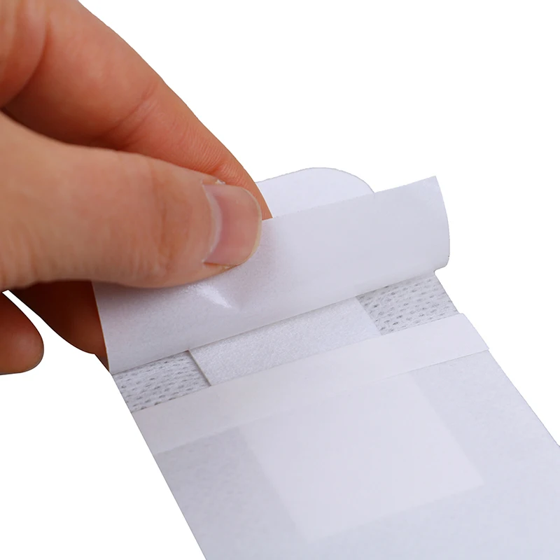 10Pcs Breathable Self-adhesive Wound Dressing Band Large Aid Bandage Hemostasis. view 3