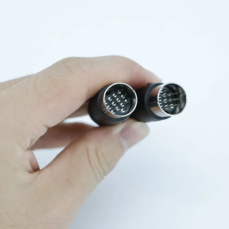 DIN التوصيل 13 دبوس ذكر مضمنة كابل محول الصوت موصل DIN-13P التوصيل الصوت AV موصل للوحة المفاتيح الصوت الكمبيوتر كينوود