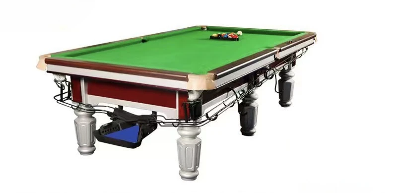 Billiard table standard commercial ball room dedicated marble table top home adult Chinese black eight steel pool billiard table