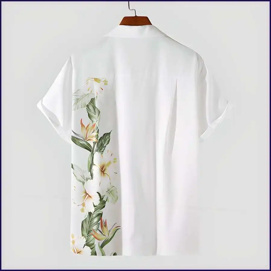 

Men's Casual Beach Faion irt New Print Cross 25 Sle Stand Fit Cotton 00% ort Sve Ice Sensation Sun Protection