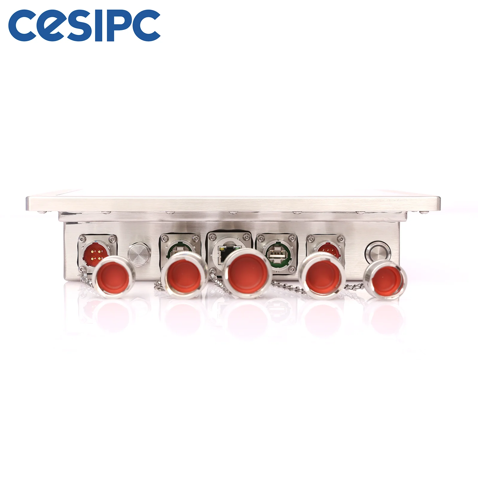 CESIPC aluminum embedded ip67 waterproof panel pc win-dows 10 pro linux  J1900 2USB2.0 2COM 2LAN IP69K panel pc