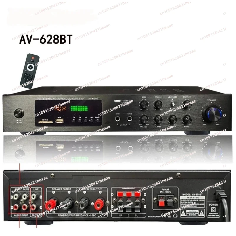 

Suitable for 2000W Bluetooth Power Amplifier Audio Subwoofers Home Karaoke theater Stereo Surround Sound Digital Amplifiers