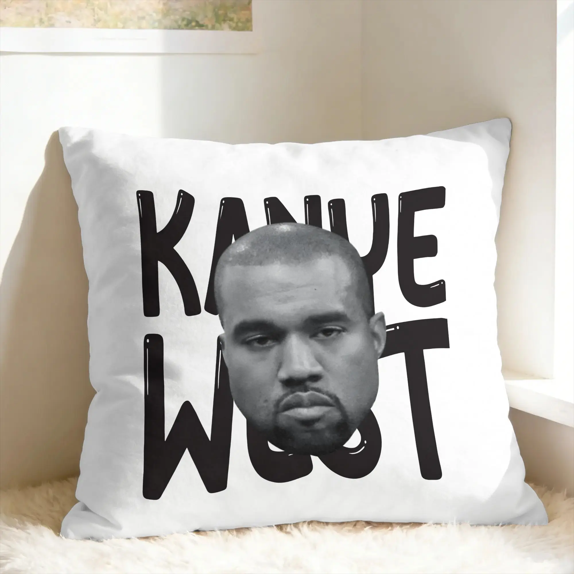 Funny Kanye West Meme Pillow Cover  Morden Pillow Case For Chair Sofa Home Decor Comfy Cushion Cover Gift