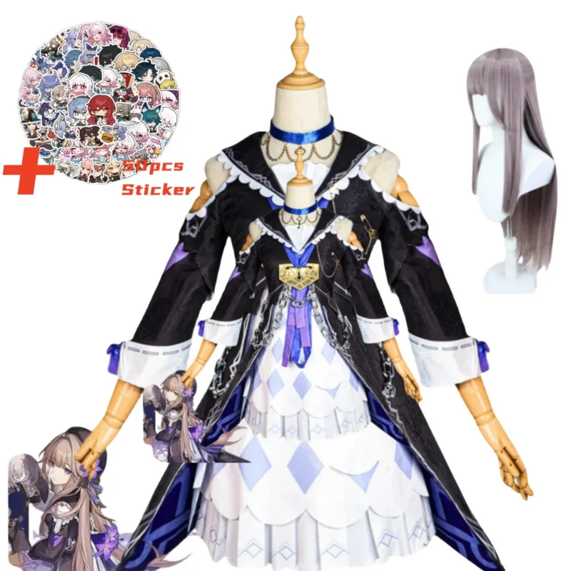 Juego Honkai Star Rail Herta Cosplay disfraz peluca conjuntos mujer disfraces