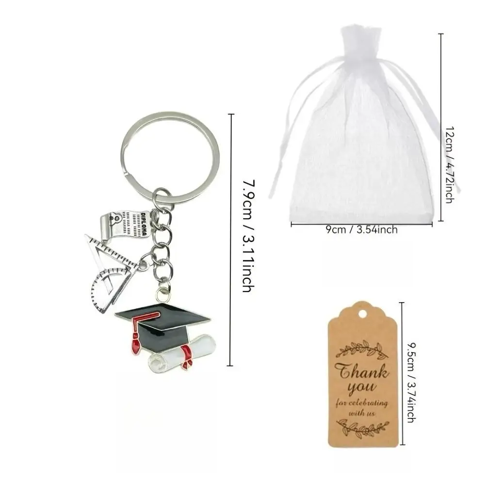 10-100sets Graduation Math Engineering Bulk Keychains for High School & College Party Favors School Activity Souvenirs